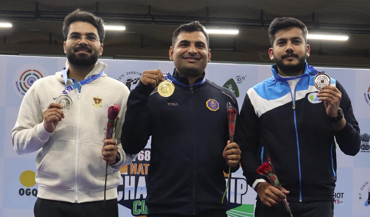 Kiran Ankush Jadhav wins gold in 10m Air Rifle at Nationals