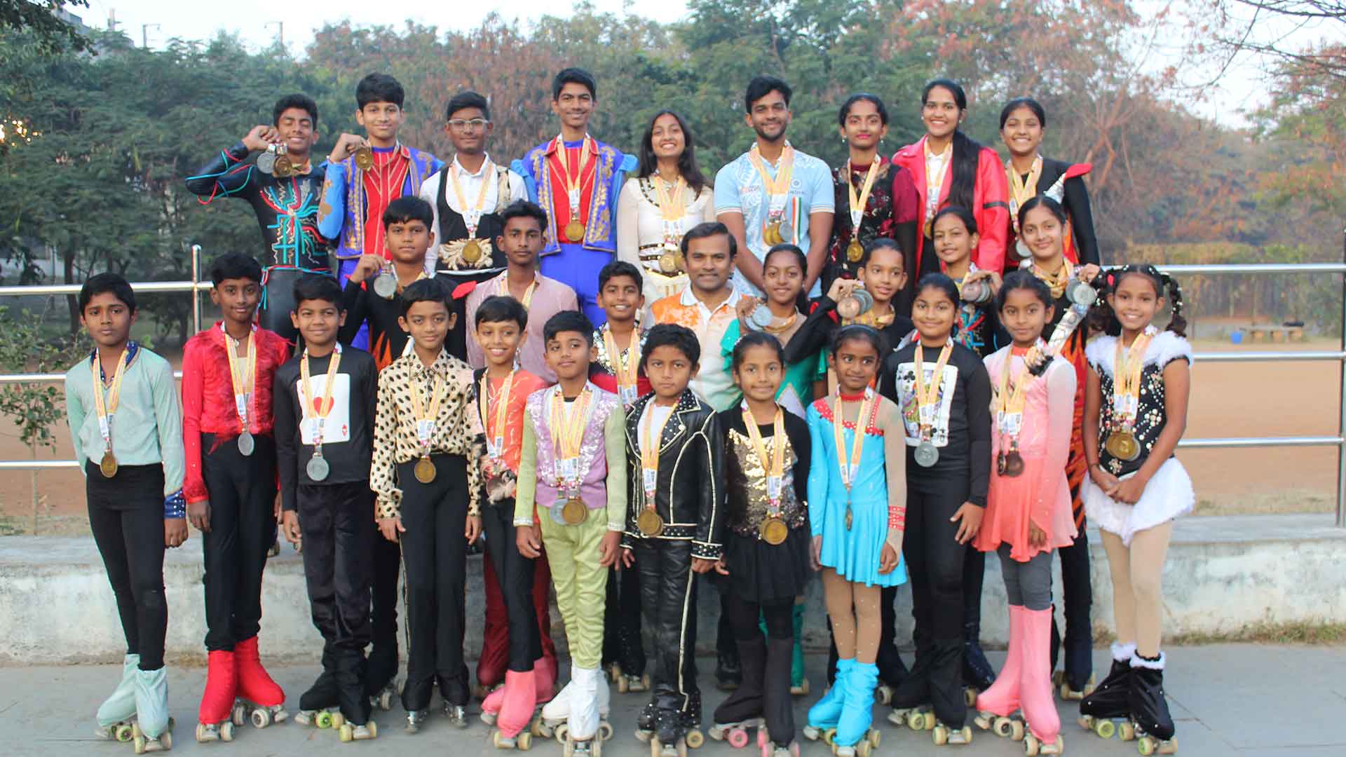 Telangana skaters return with rich haul of medals