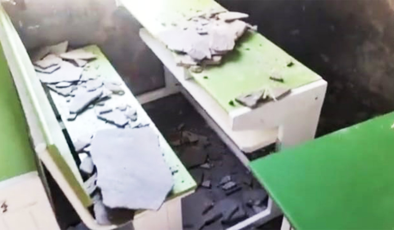 Classroom slab collapses, five students injured in Telangana’s Narayankhed