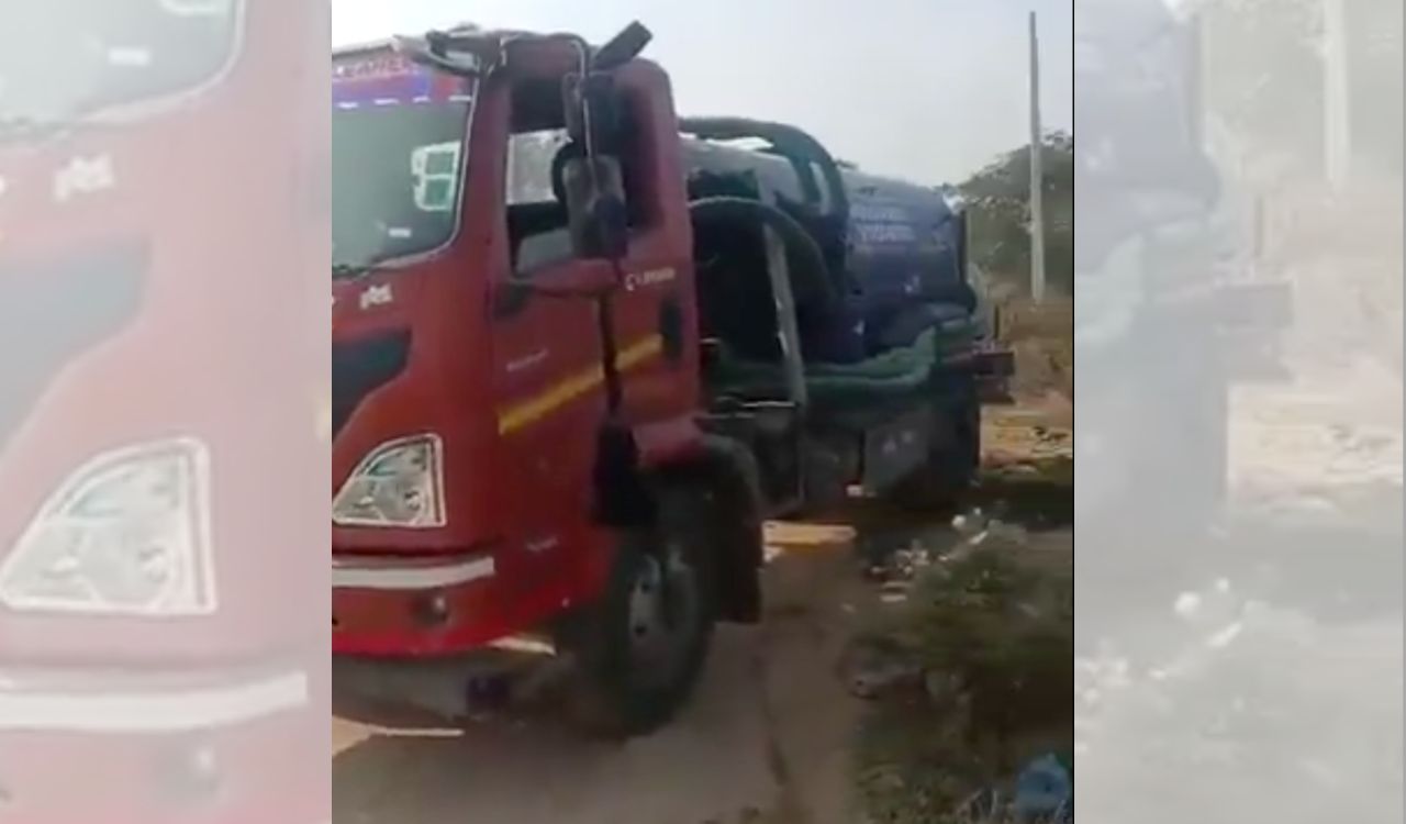 Watch: HMWSSB books septic tanker driver for dumping waste into Osman Sagar