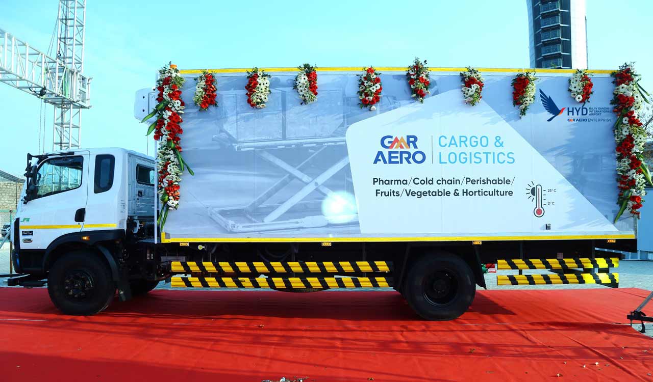 GMR launches India’s first airside reefer truck at Hyderabad Airport
