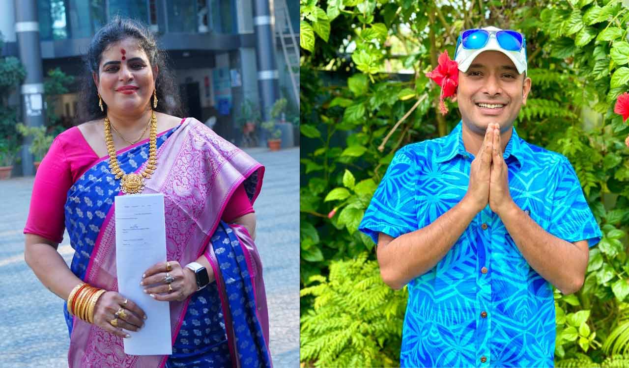 Hyderabad: Actress Karate Kalyani complains against YouTuber Anvesh over remarks on Indian passport