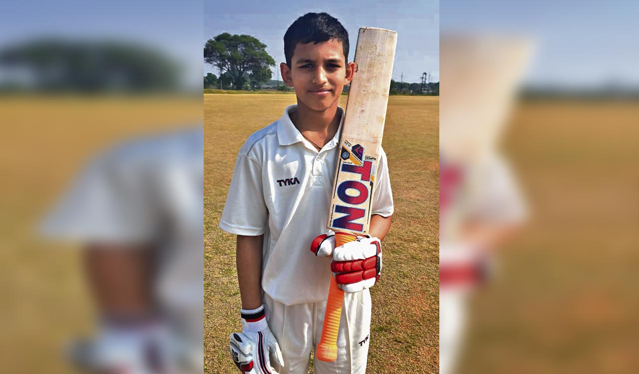 Akhileshwar and Gowtham Reddy hit centuries in HCA under-14 matches