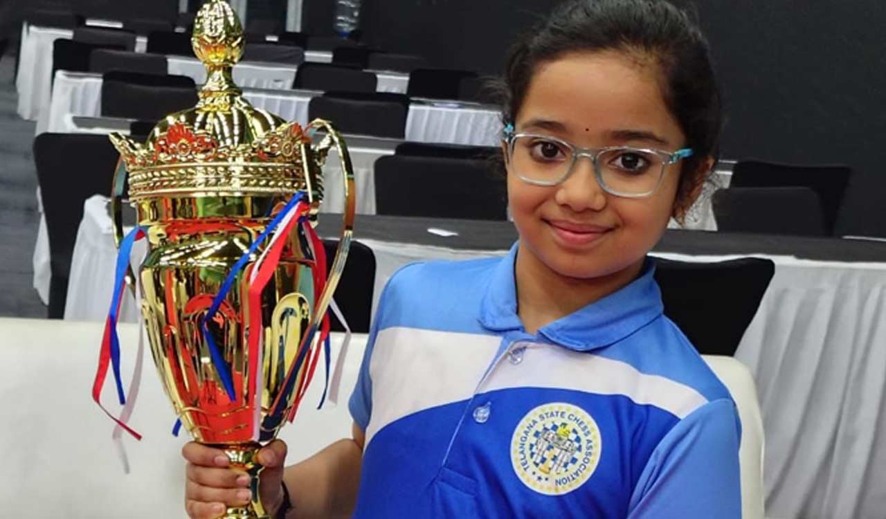 Telangana’s Sai Anshitha Puvvala secures second place at National School Championship
