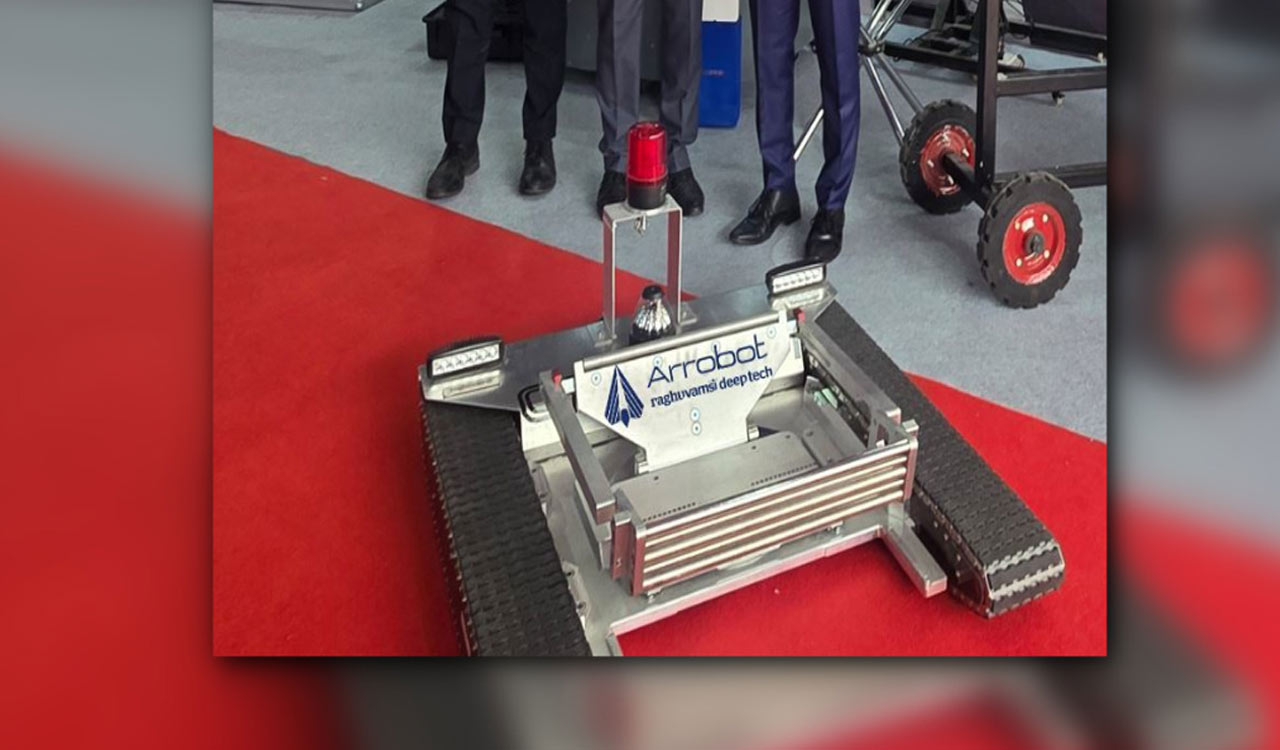 Raghu Vamsi’s Deeptech ARROBOT showcases autonomous aerospace systems at Wings India 2026