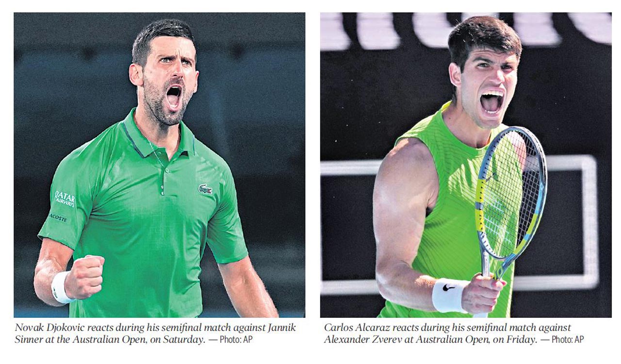 Novak Djokovic sets up Australian Open final with Alcaraz