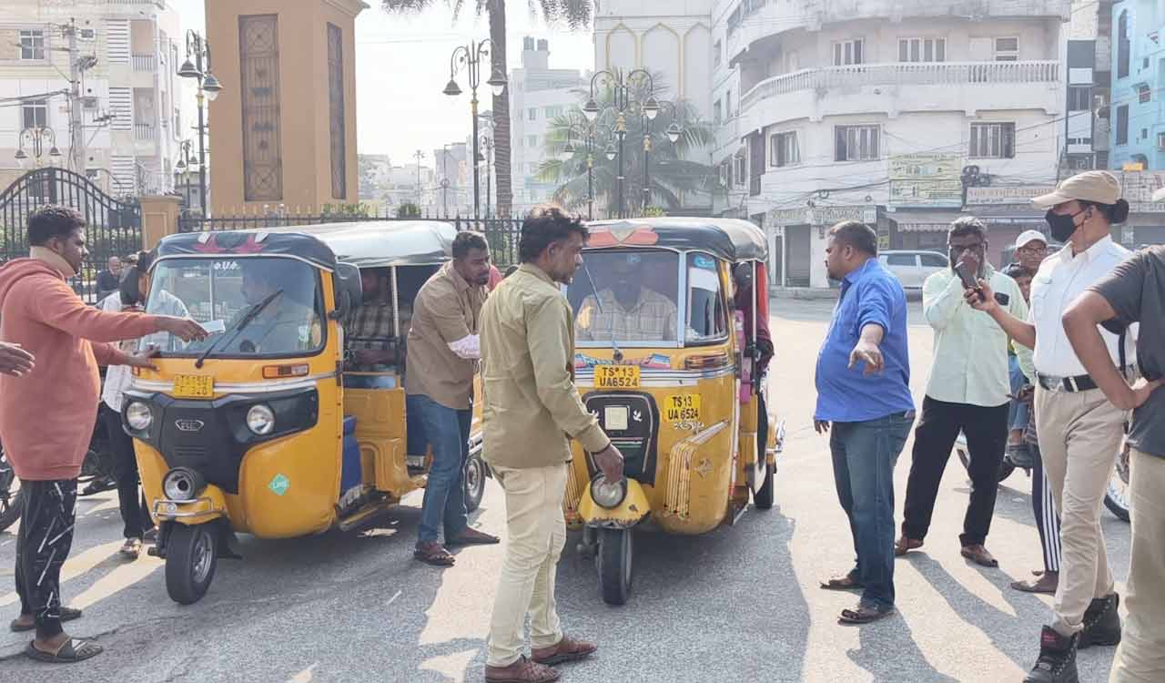 Hyderabad: Auto drivers’ strike triggers skirmishes with passengers