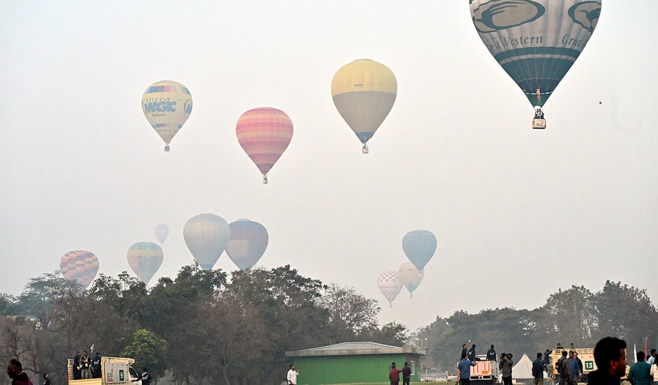 Skies turn festive as Hot Air Balloon Festival takes off at Parade Grounds