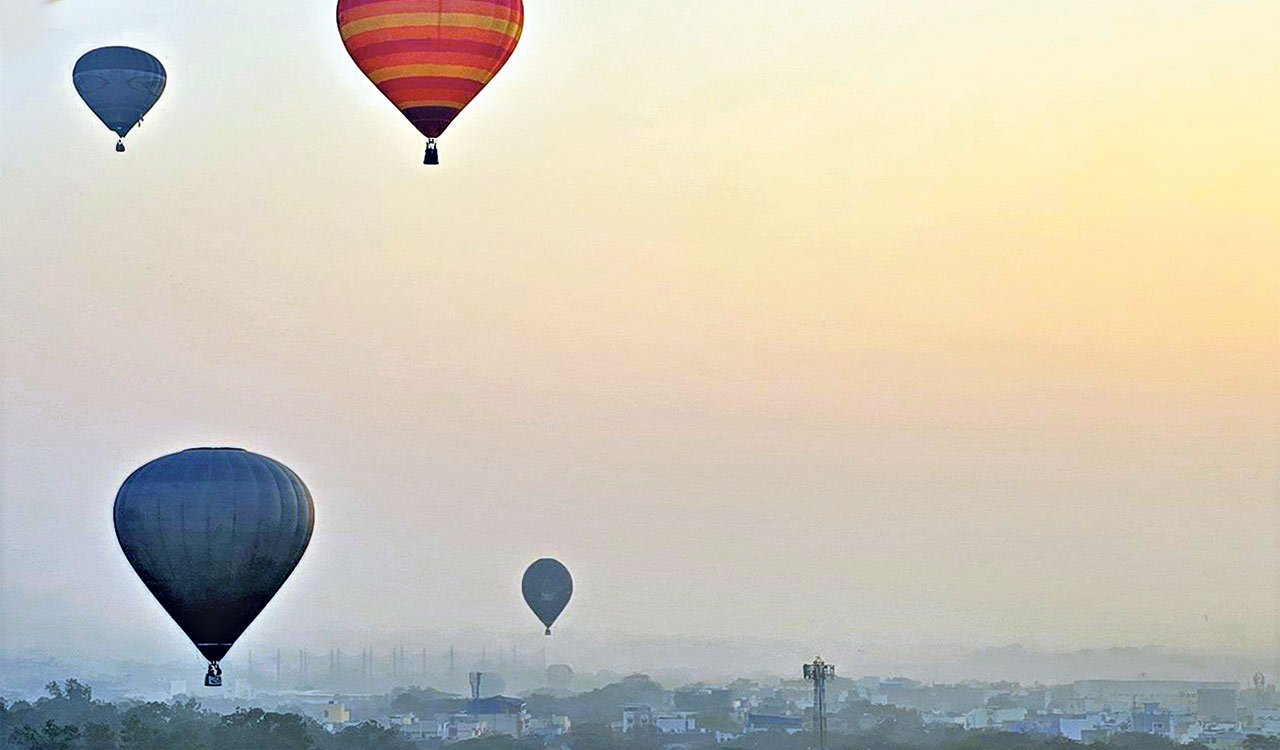 Skies turn festive as Hot Air Balloon Festival takes off at Parade Grounds