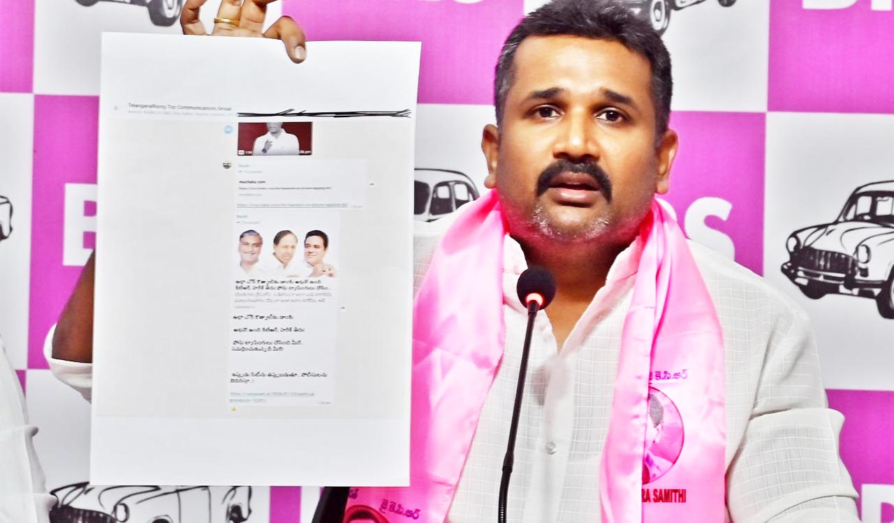 BRS exposes Congress govt running taxpayer-funded propaganda network