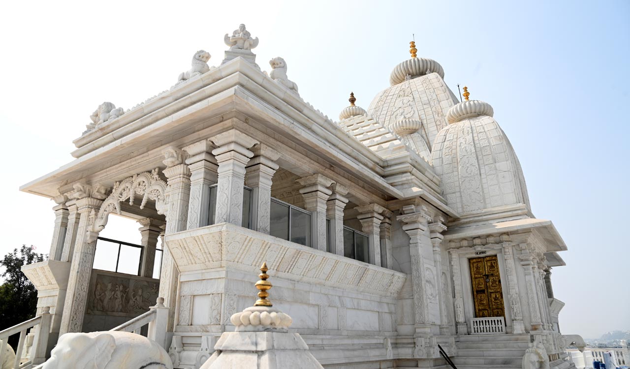 Hyderabad: Birla Mandir marble cleaning works near completion ahead of golden jubilee
