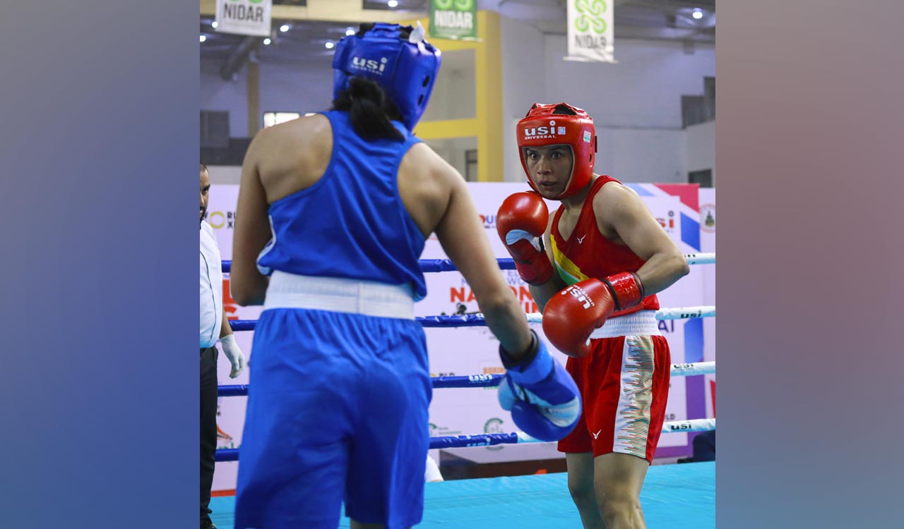 Minakshi, Nikhat Zareen and Lovlina Borgohain bag gold at National Boxing