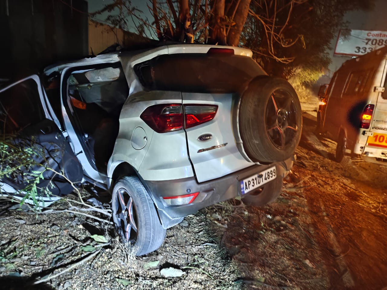 Four students killed, one critical in Chevella road accident near Hyderabad