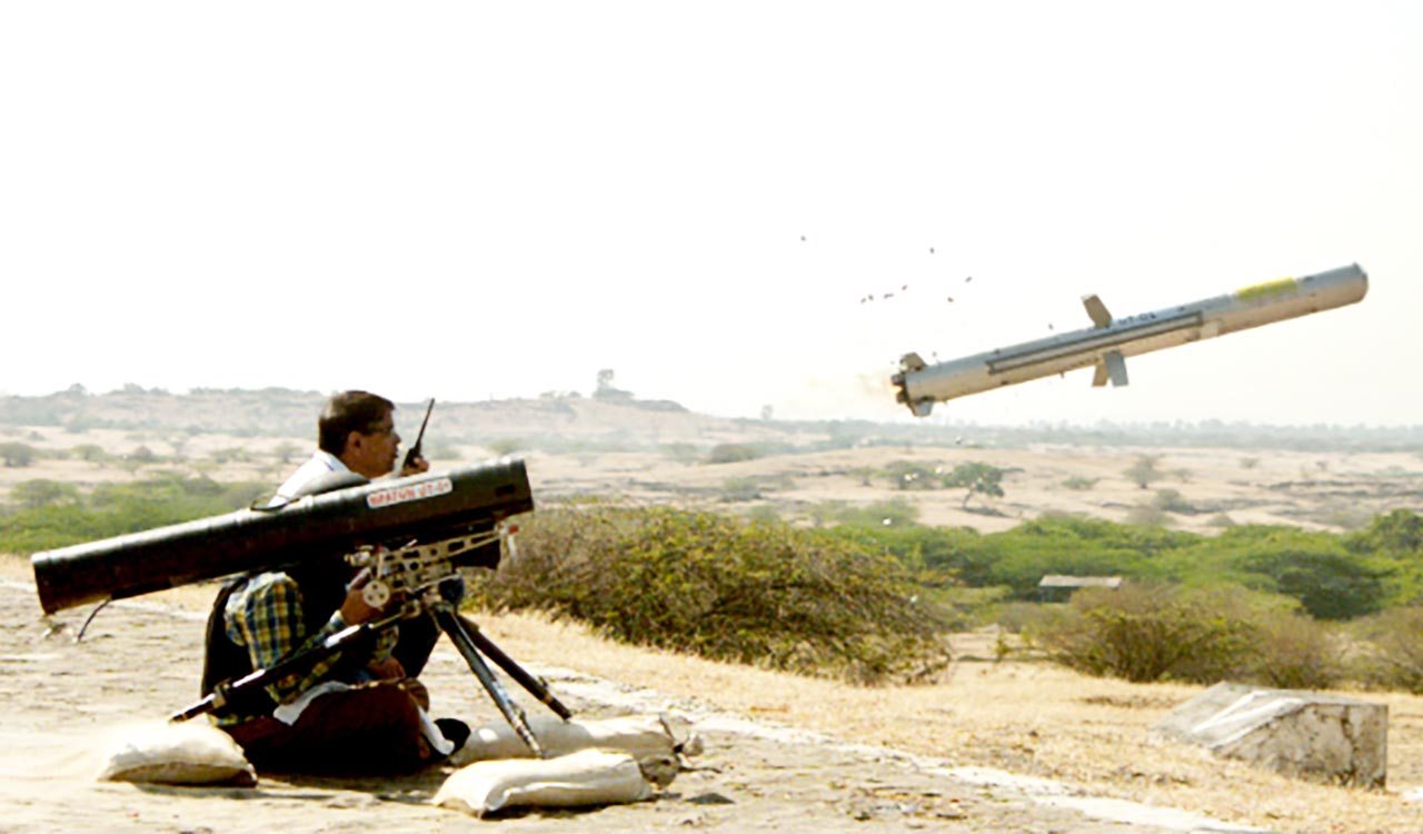 DRDO successfully tests indigenous fire-and-forget anti-tank missile