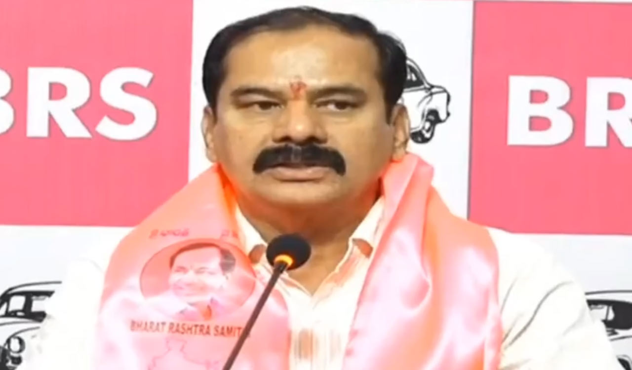 BRS leaders tear into Congress MLA Naini Rajender Reddy over derogatory comments