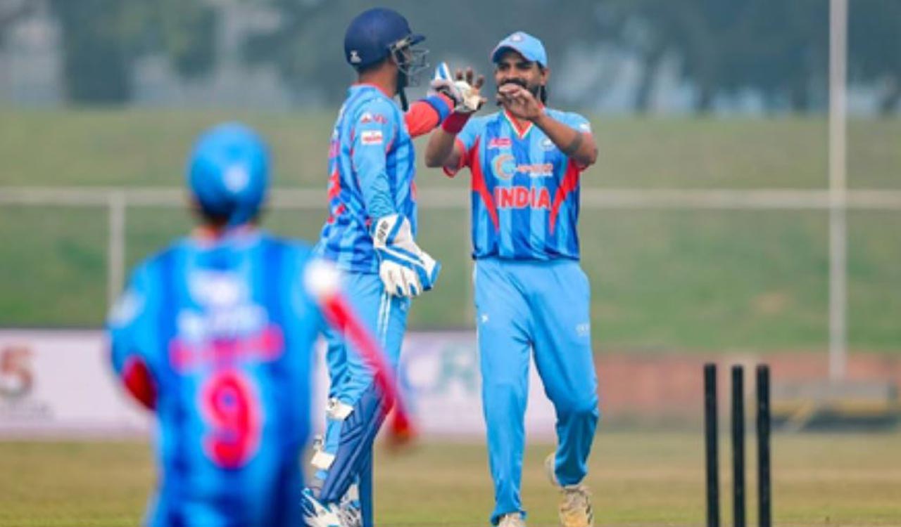 India fall short as England level mixed disability series 1-1