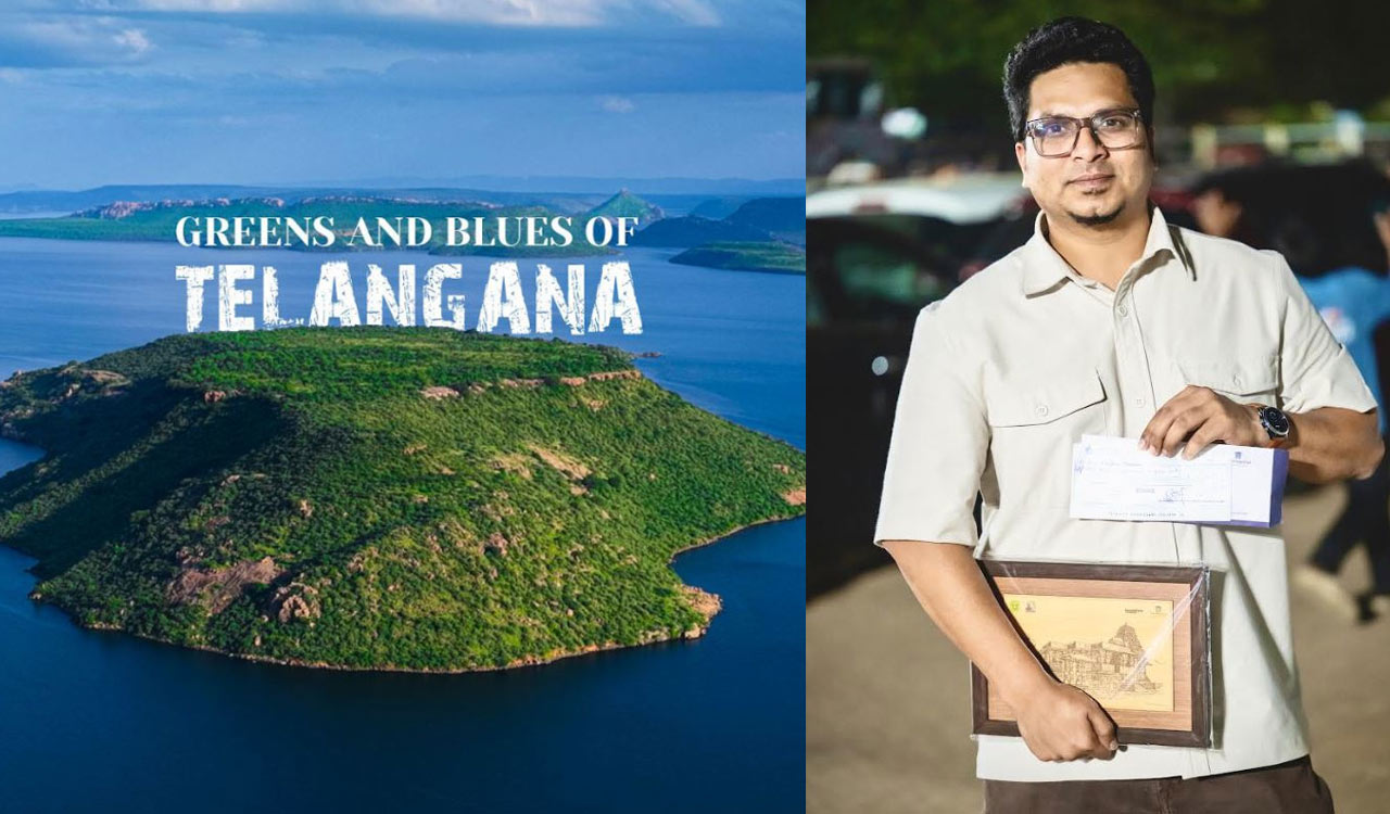 Faizan Hussain’s short film on ‘100 Weekend Wonders of Telangana’ bags second prize