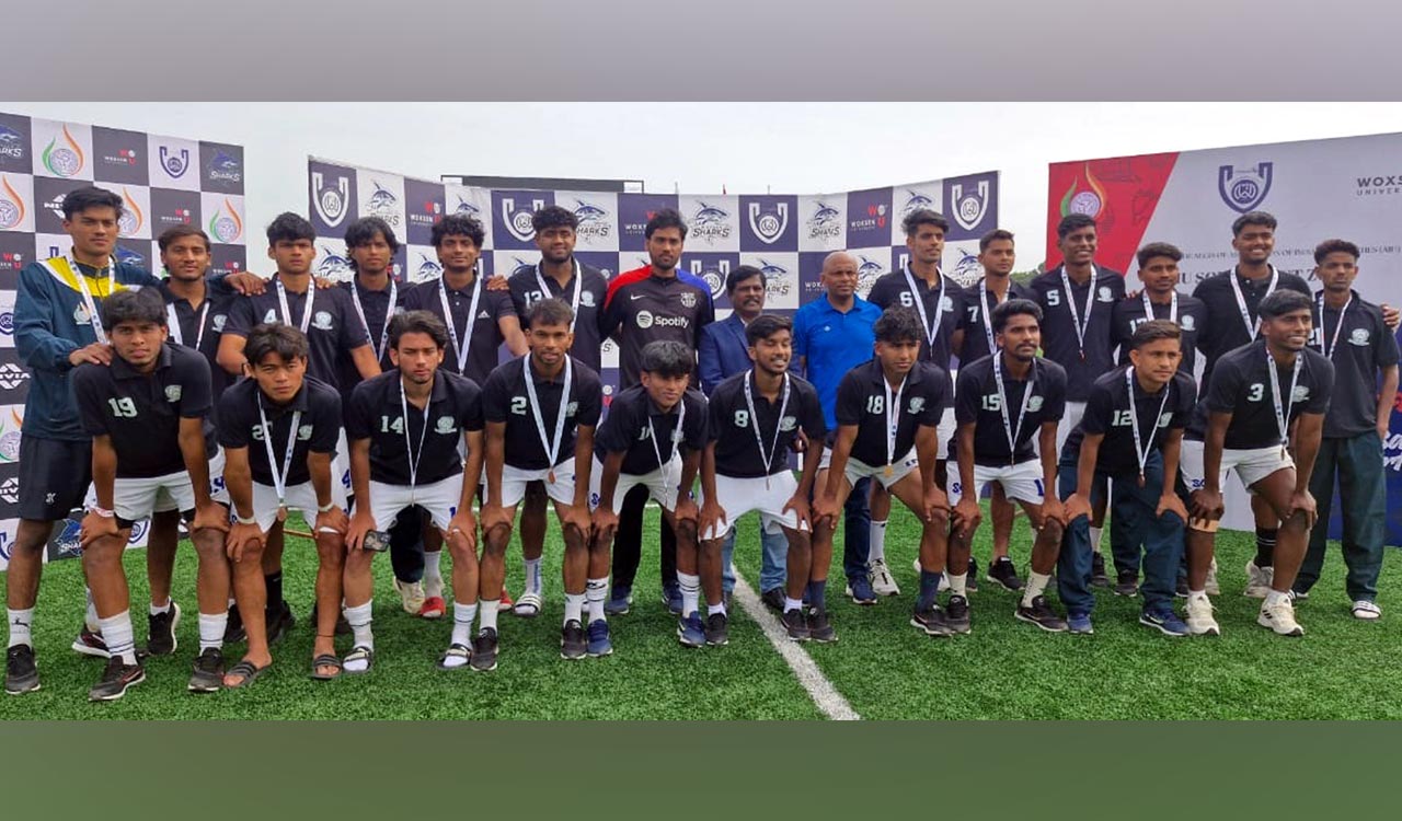 Osmania University wins bronze in South East Zone football championship