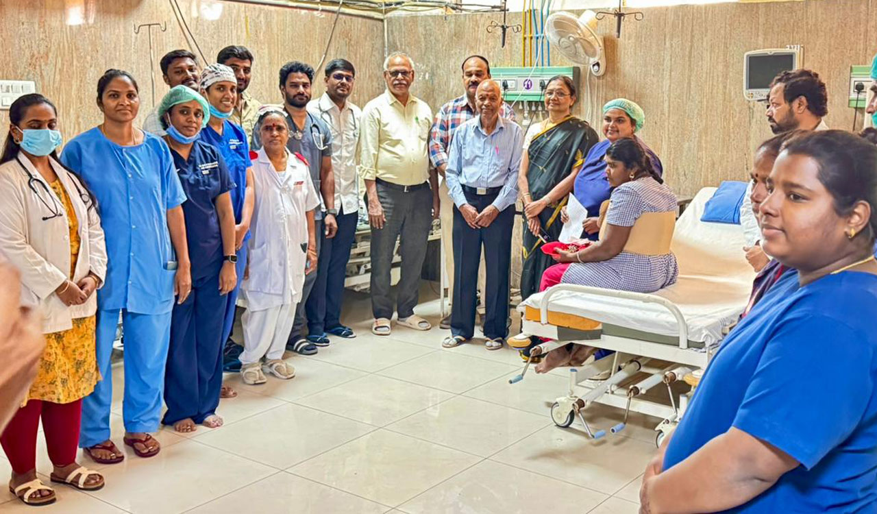 Young girl with rare genetic disorder undergoes heart surgery at Gandhi Hospital