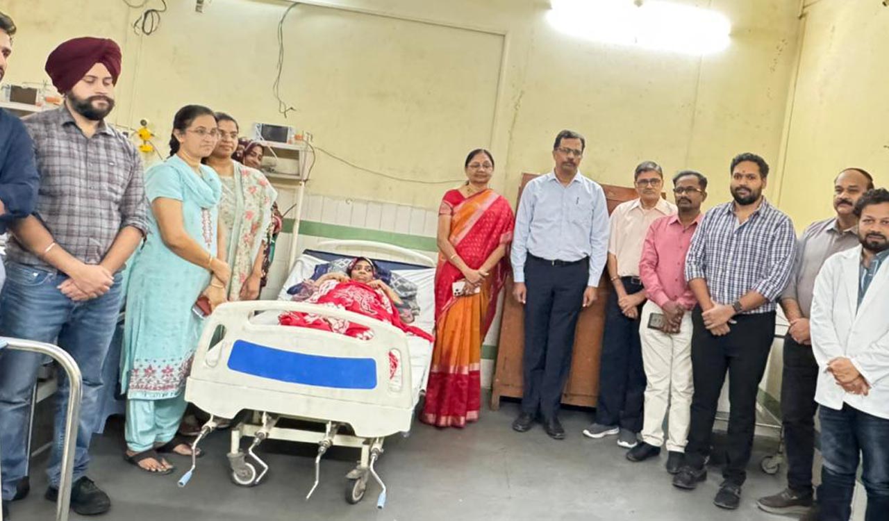 Complex cancer surgery at Gandhi Hospital saves life of 41-year-old cancer patient
