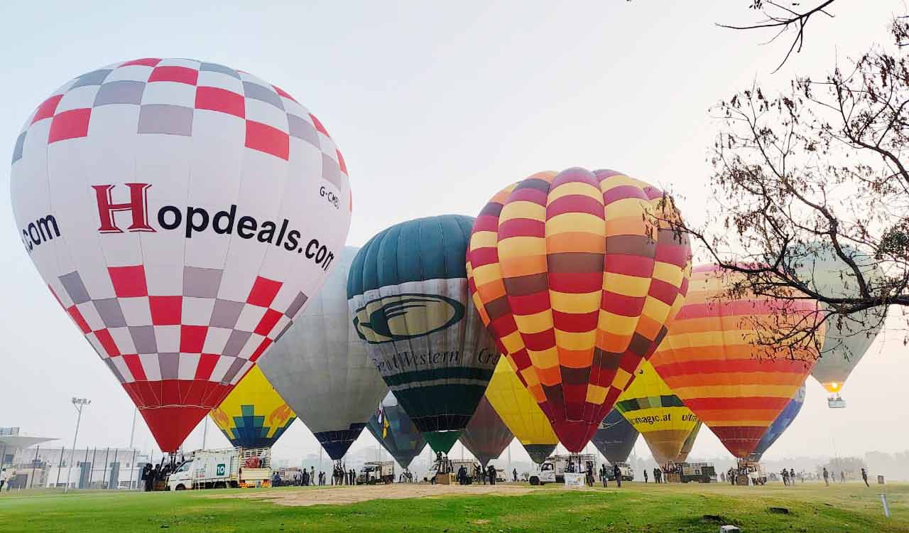 Skies turn festive as Hot Air Balloon Festival takes off at Parade Grounds