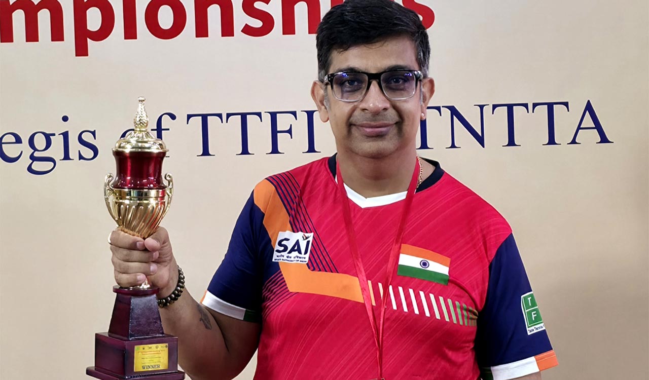 Hitesh Dolwani wins national para table tennis title in Chennai