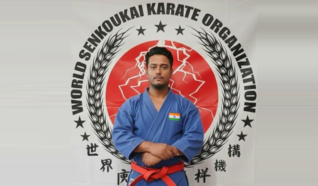 Hyderabad’s Hanshi Shaswat Kumar creates history with global karate honours