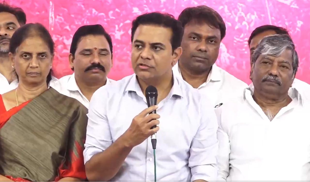 BRS will continue to question Congress despite notices, says KTR