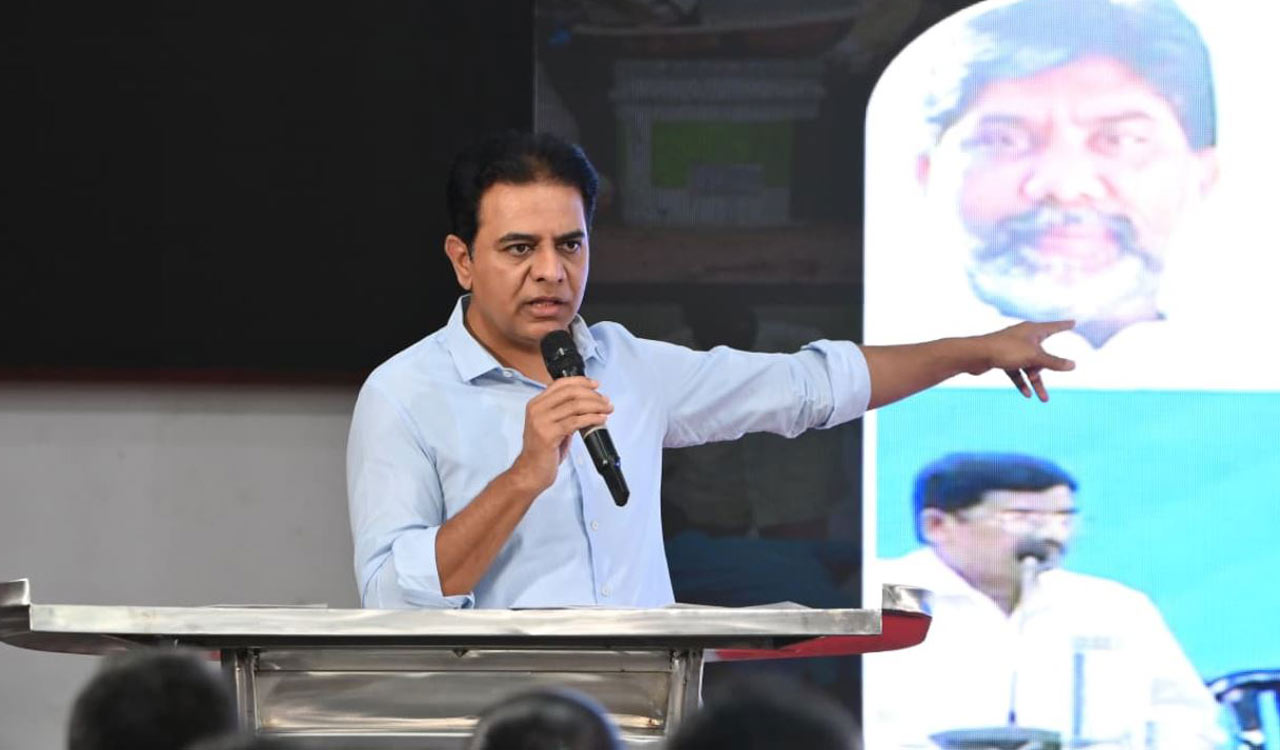 KTR accuses Congress of scams, demands inquiry into Singareni tender