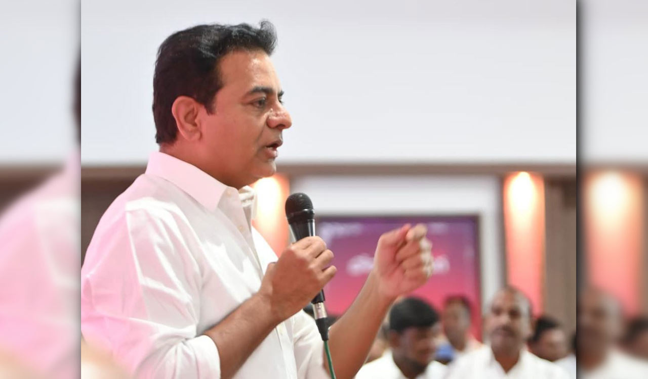 KTR slams Congress for ‘double standards’ on Greenko at Davos