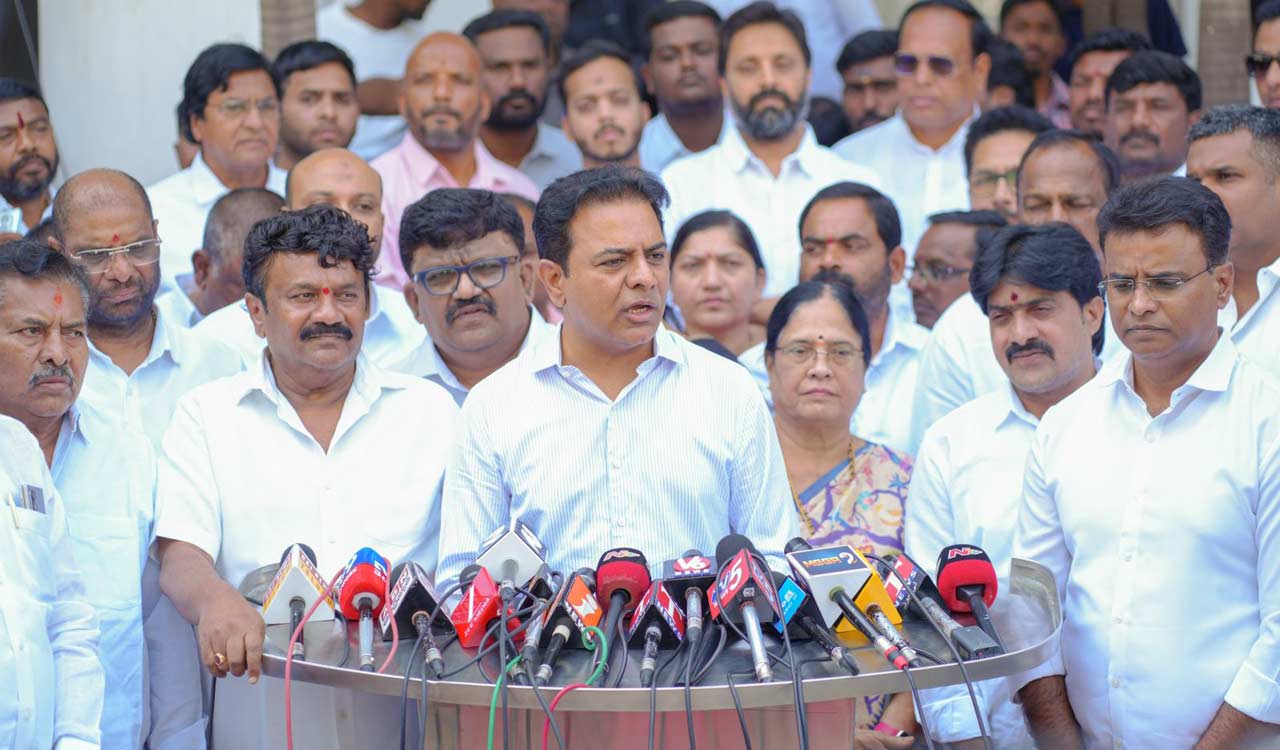 KTR likens Revanth Reddy’s rule to Tughlaq era