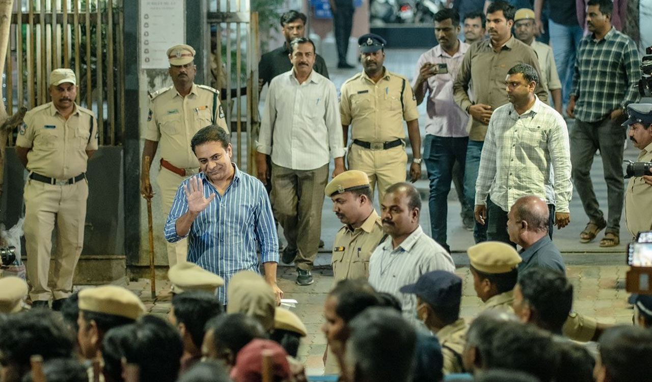 Hyderabad police chief says questioning of KTR conducted as per law