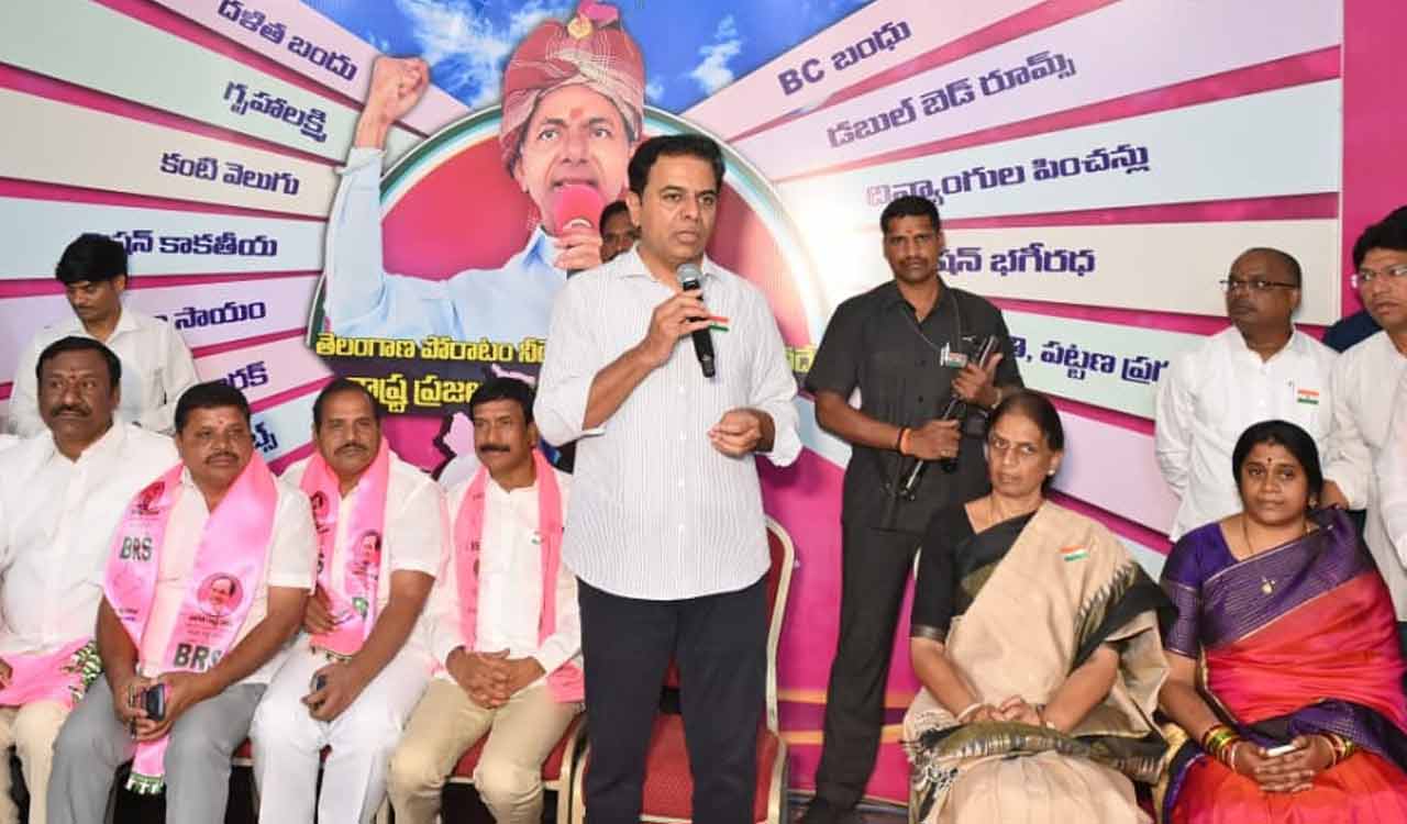 KTR targets Congress for abandoning election manifesto