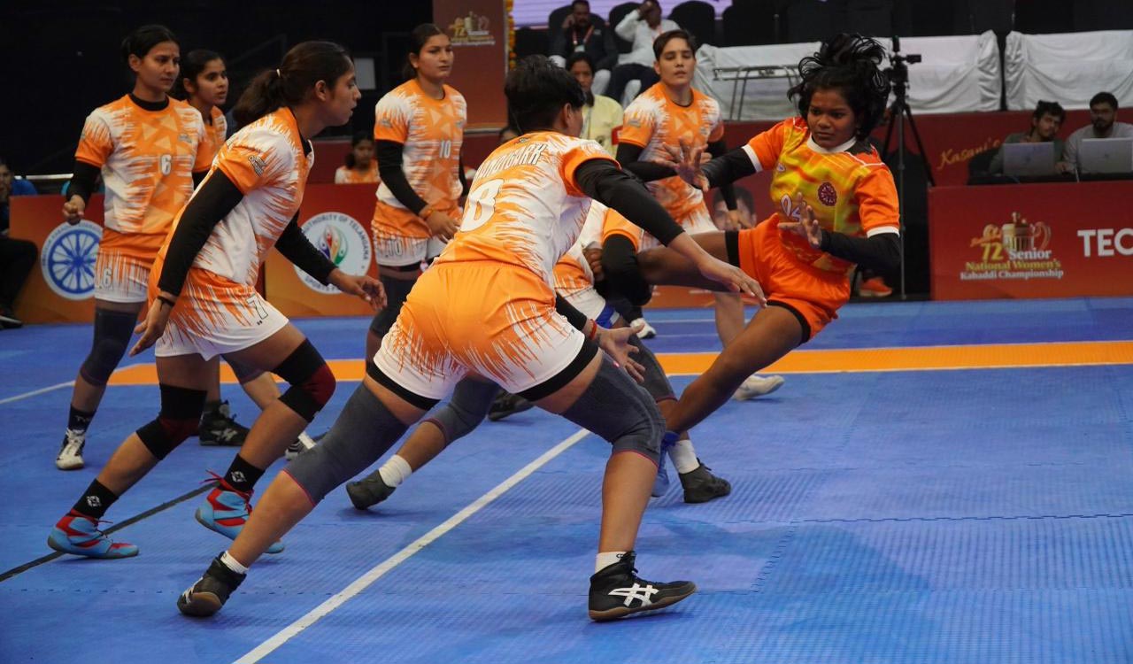 Indian Railways and Maharashtra enter quarterfinals of women’s kabaddi championship