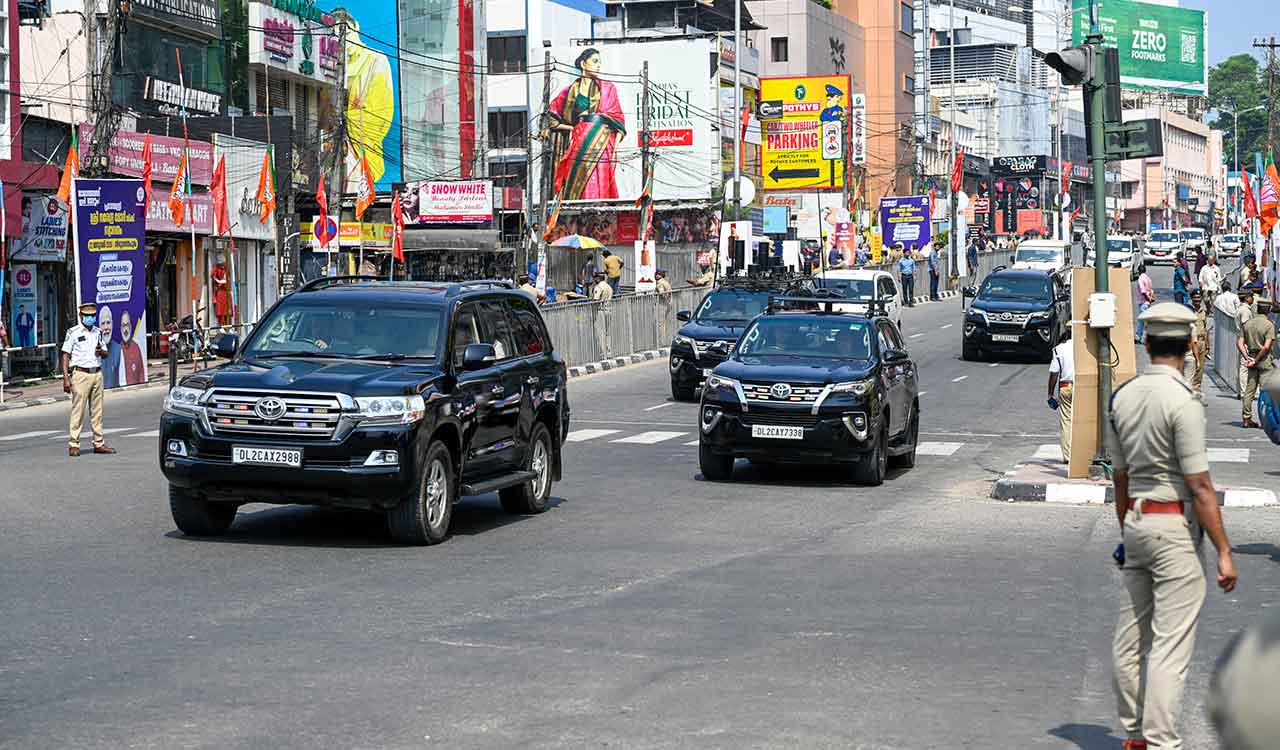 PM Modi arrives in Kerala to launch developmental projects, flag off new trains