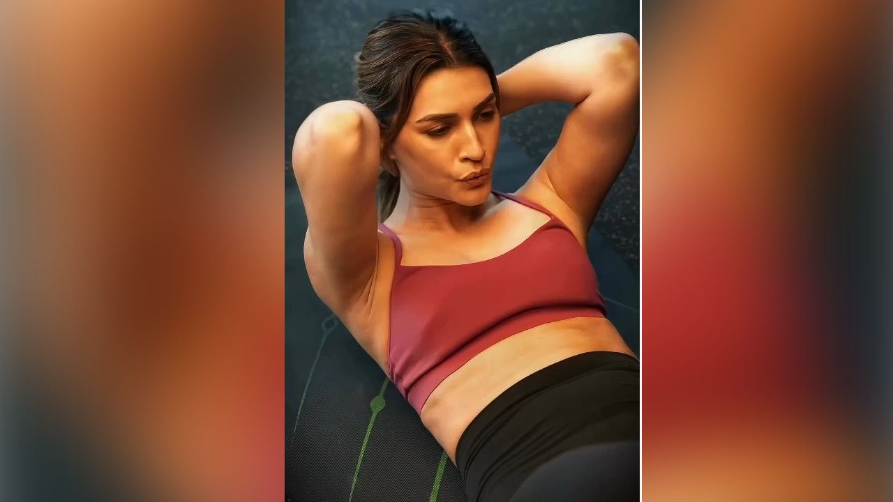 Kriti Sanon jokes about ‘mithai weight’ as she resumes fitness routine after sister’s wedding