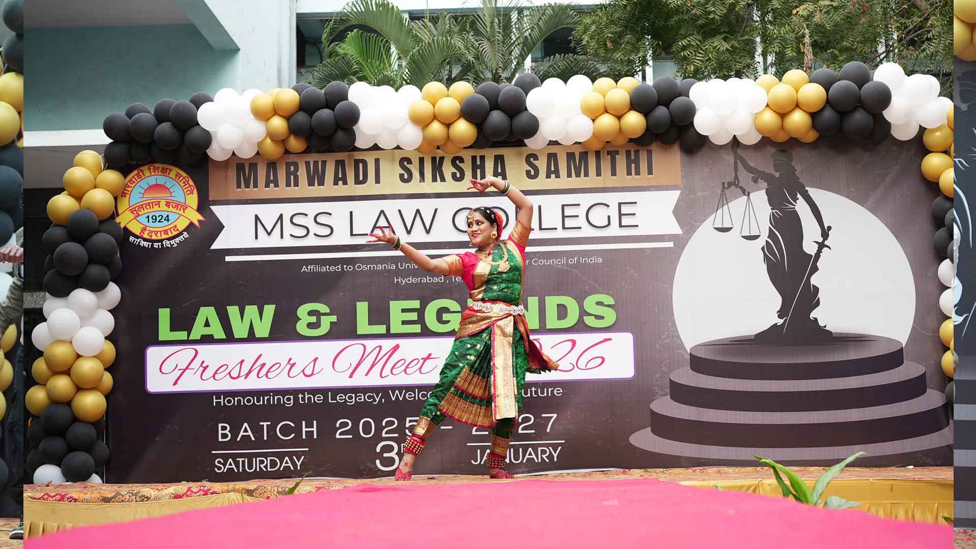 Freshers’ Party organised at Marwadi Siksha Samithi Law College in Chadarghat