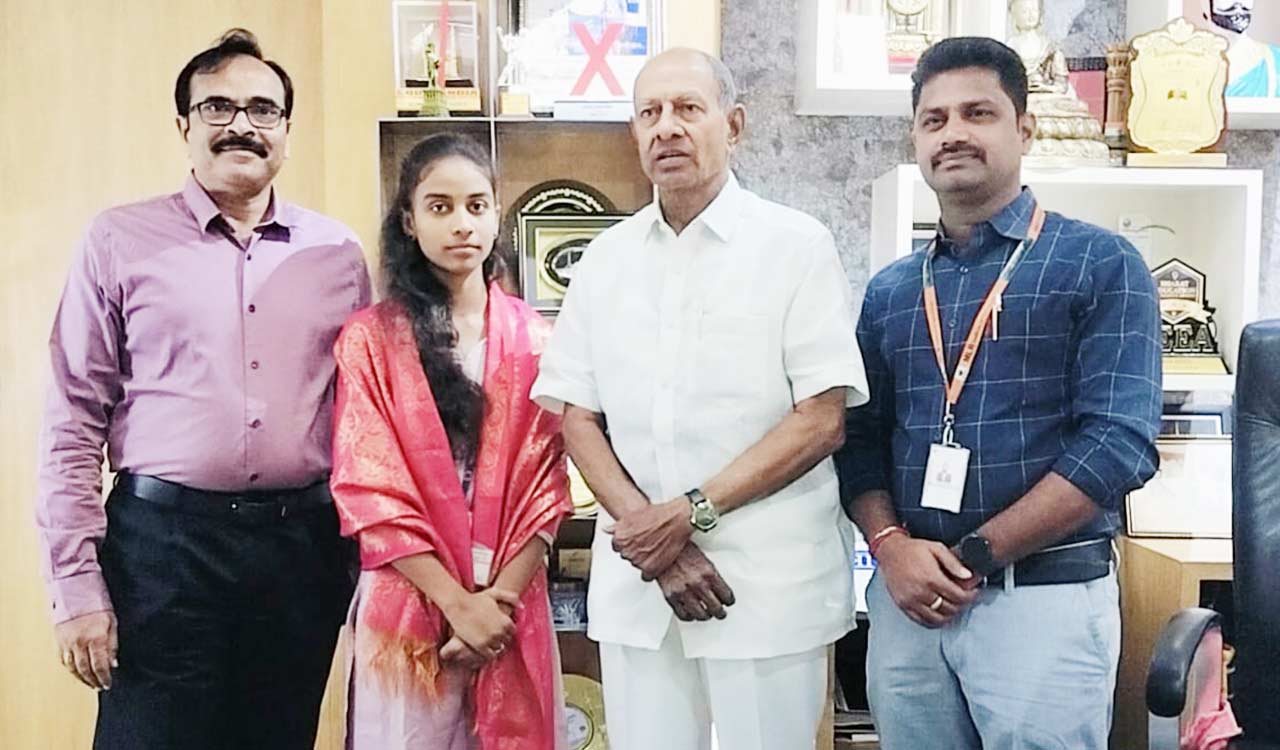 MLRIT student to represent Telangana at Viksit Bharat Young Leaders Dialogue