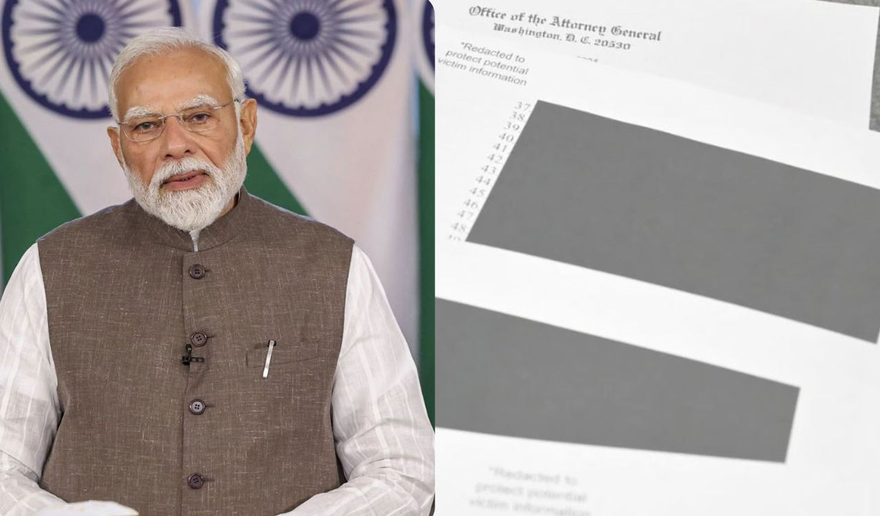 India categorically rejects Epstein file reference to PM Modi