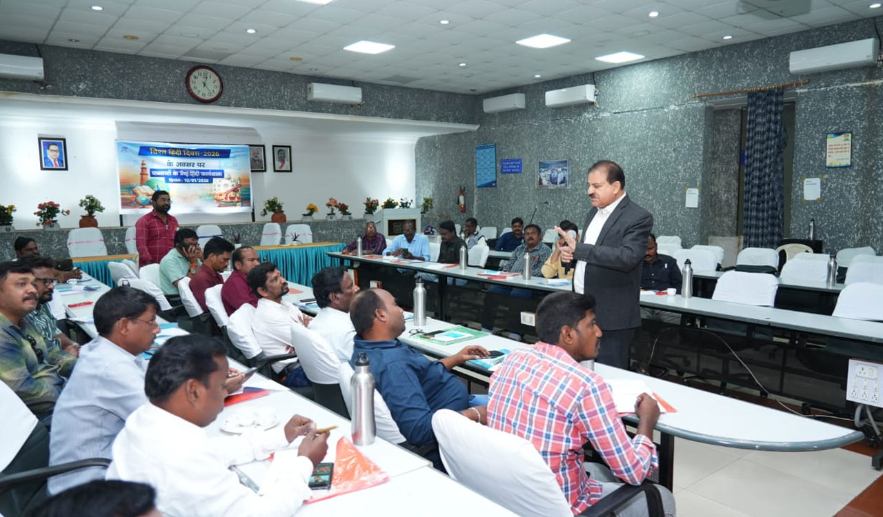 NTPC Ramagundam hosts Hindi workshop on Vishwa Hindi Diwas