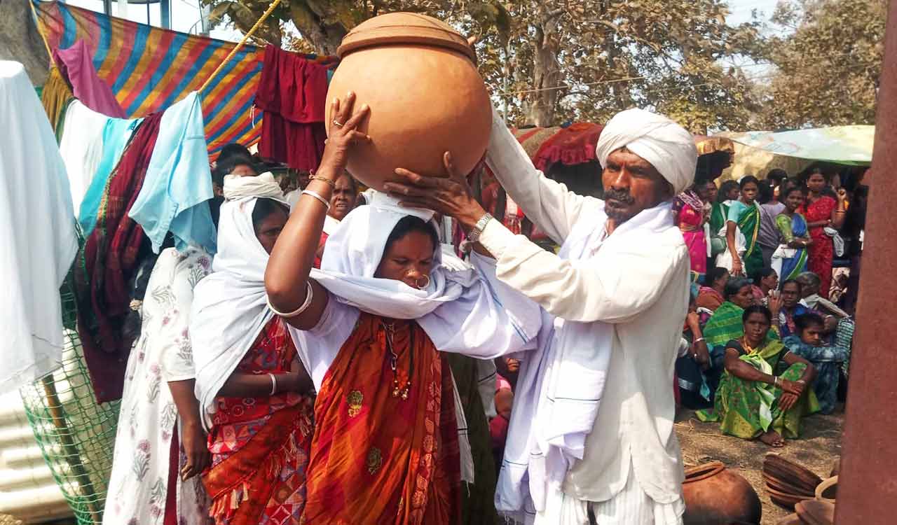 Nagoba Jatara concludes with rituals in Adilabad’s Keslapur