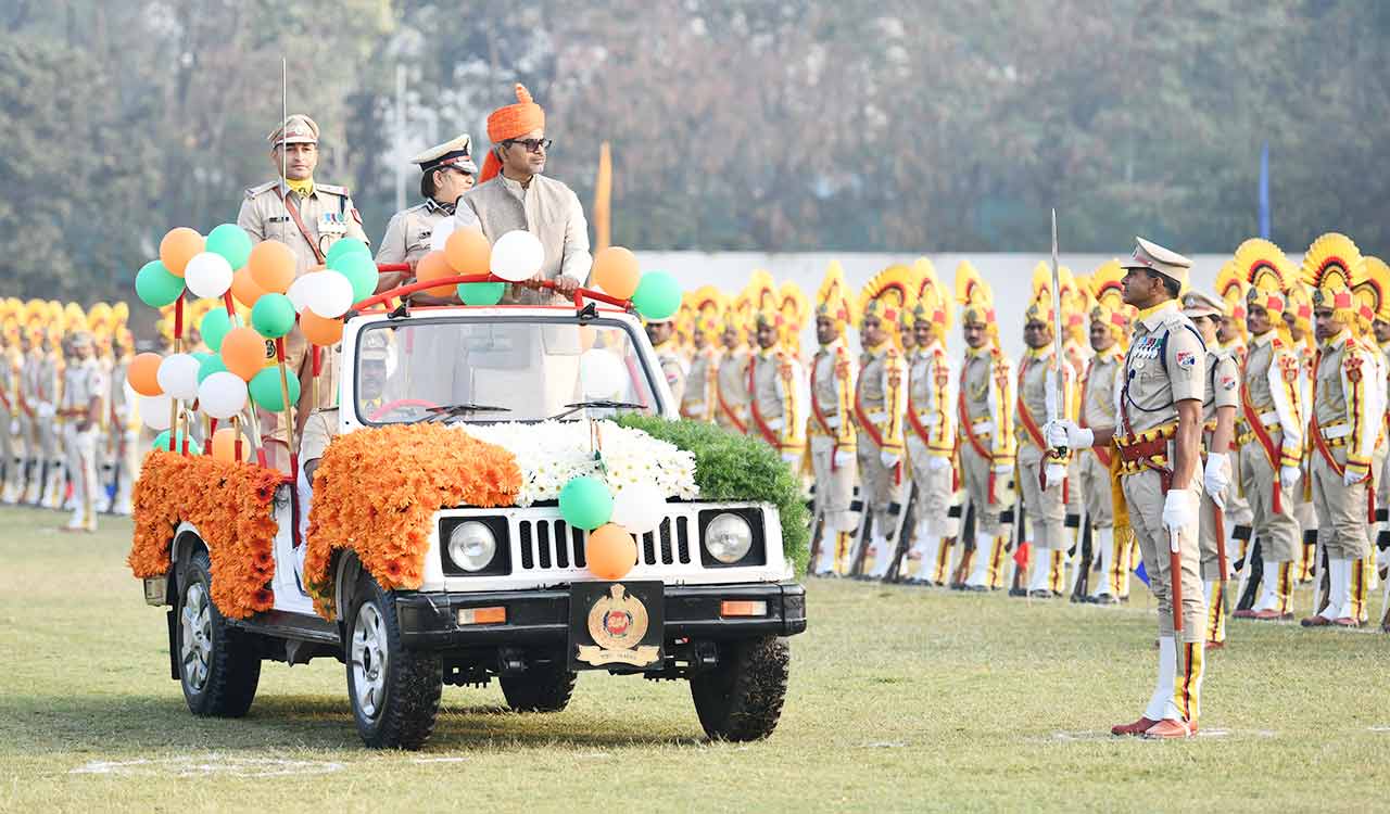 Patriotic fervour sweeps Hyderabad, as people celebrate 77th Republic Day celebrations