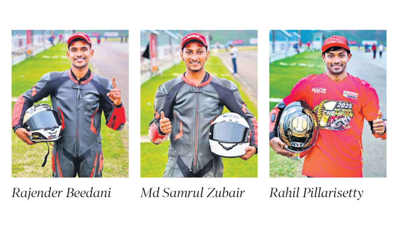 Hyderabad riders shine at Indian National Motorcycle Racing Championship