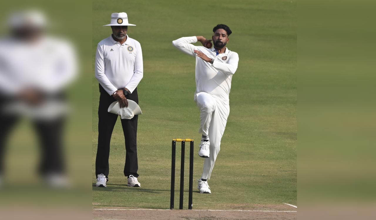 Hyderabad reply strong after Siraj’s four-wicket haul against Chattisgarh