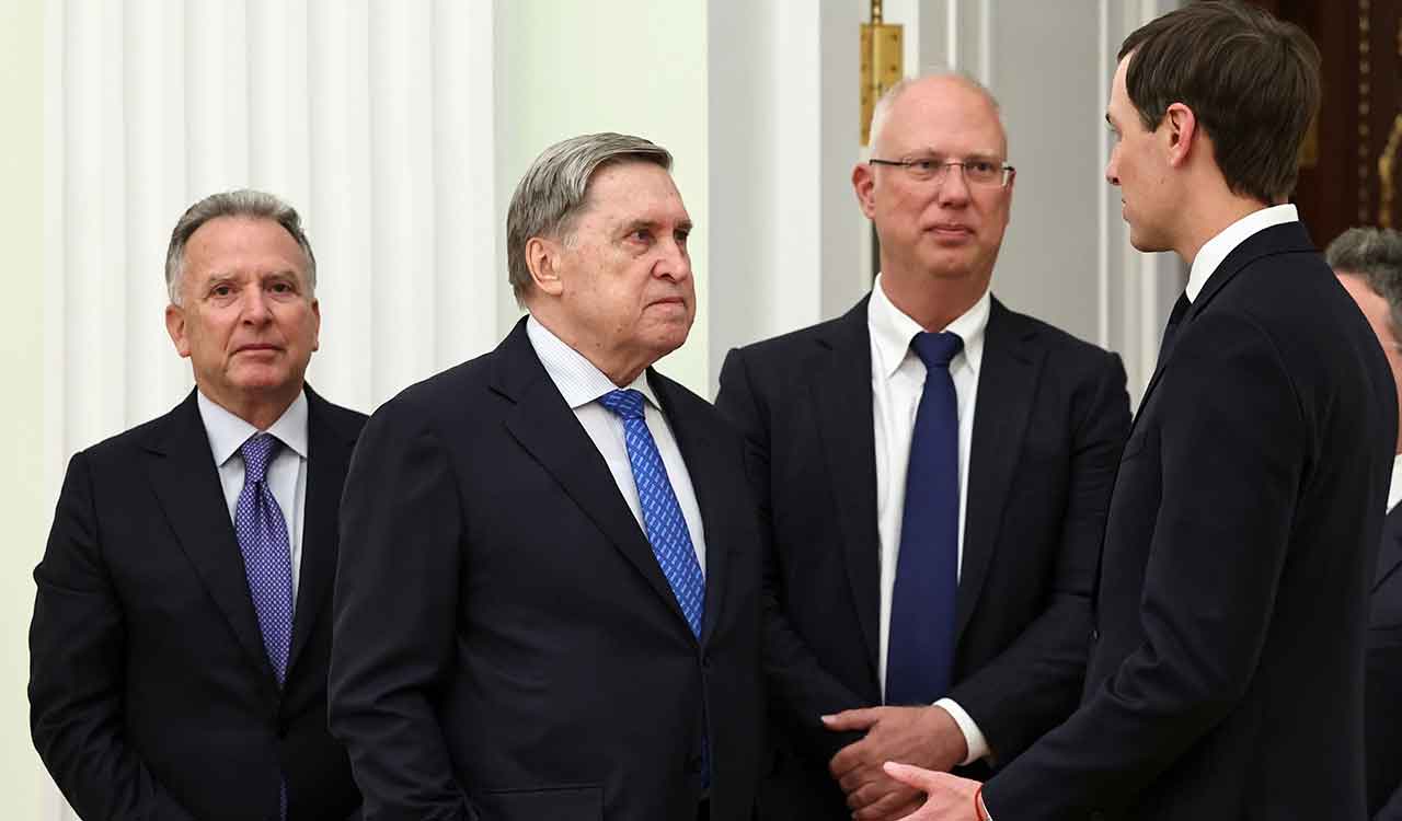 Putin meets Trump’s envoys as Kremlin says Ukraine settlement hinges on territory