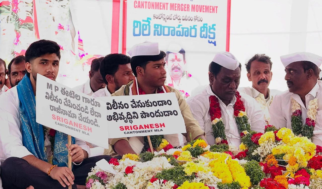 Secunderabad Cantonment MLA launches hunger strike for SCB-GHMC merger