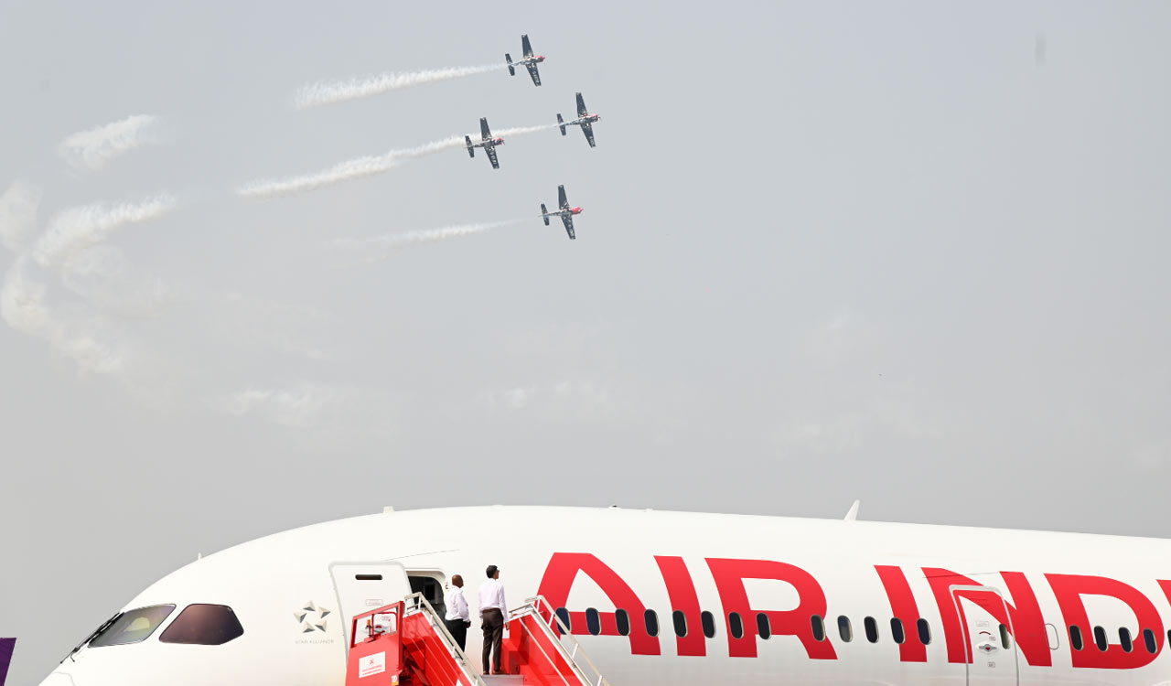 Wings India 2026: Surya Kiran and Global Stars enthrall crowds at Begumpet airport