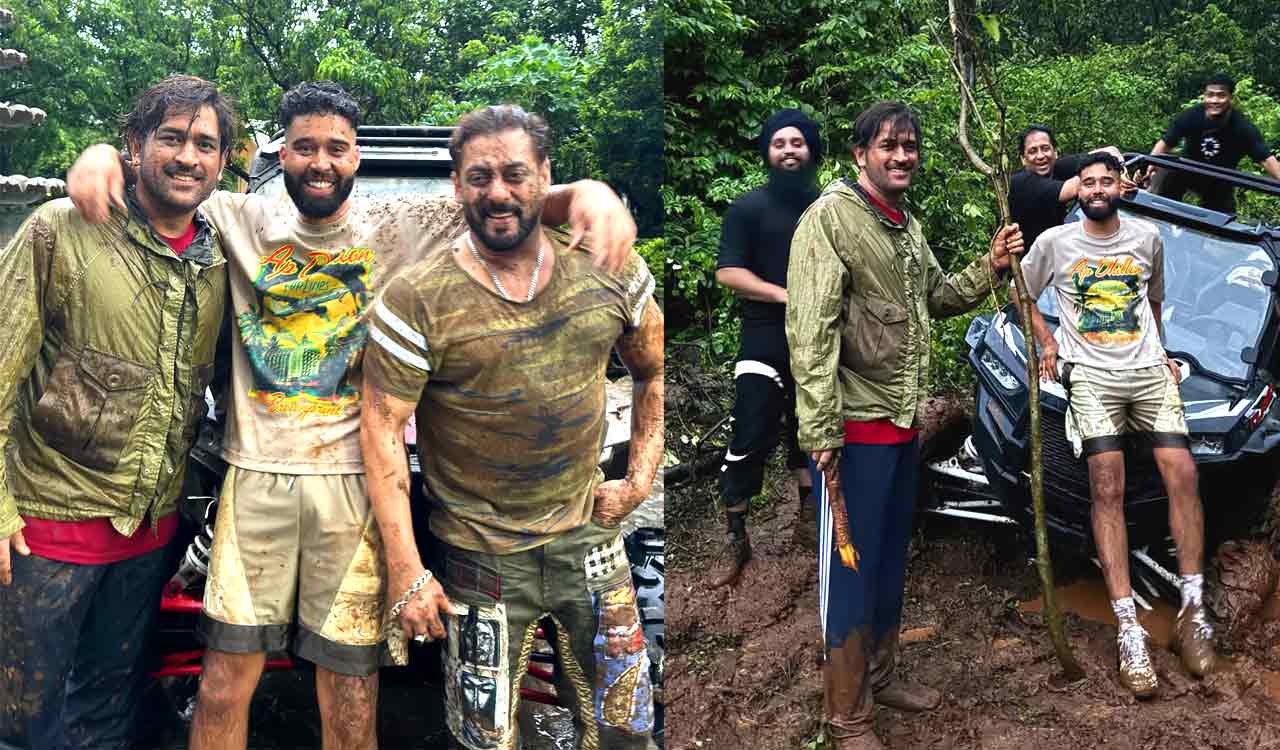 Salman Khan, MS Dhoni join AP Dhillon for muddy ATV adventure in Panvel