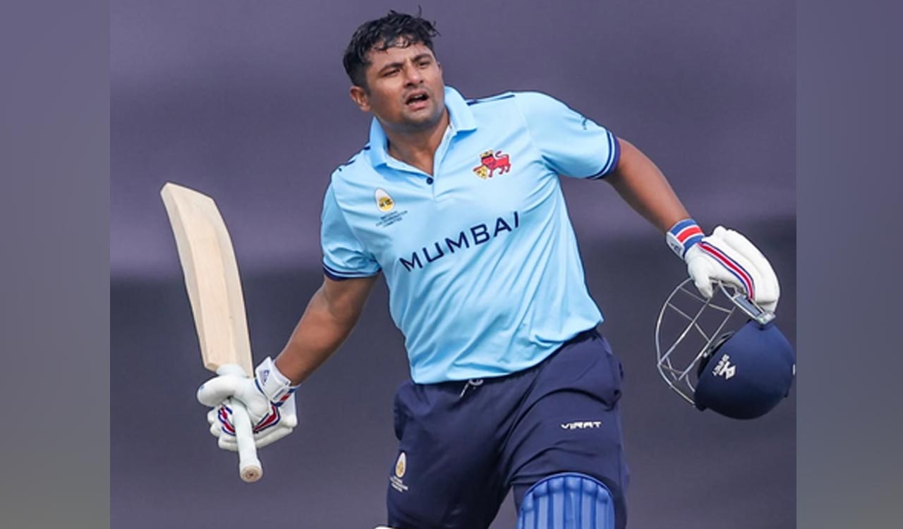 Sarfaraz Khan hits fastest List A fifty by an Indian