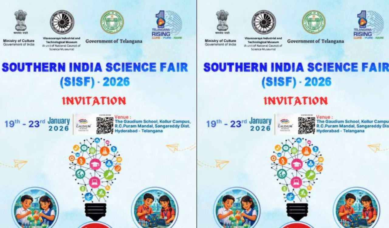Prestigious Southern India Science Fair returns to Telangana after 8 years